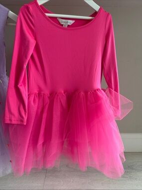 Iloveplum NYC Bright Hot Pink Tulle Dress